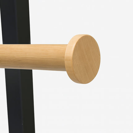Toilet Paper Holder – Metal & Bamboo, Freestanding