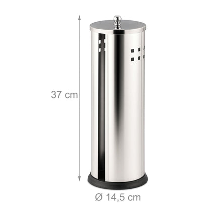 Toilet Paper Holder, Stainless Steel, 3-Roll Capacity