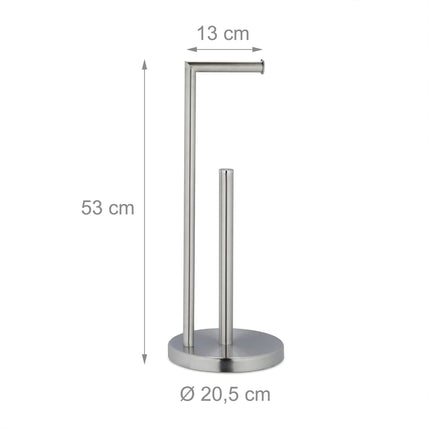 Toilet Paper Holder, Stainless Steel, Holds 3 Rolls