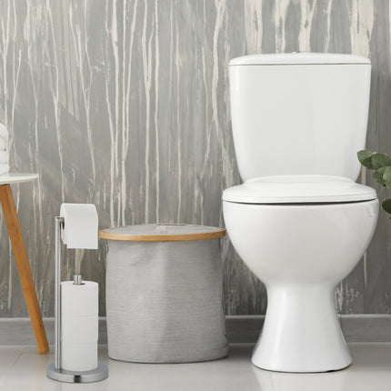 Toilet Paper Holder, Stainless Steel, Holds 3 Rolls