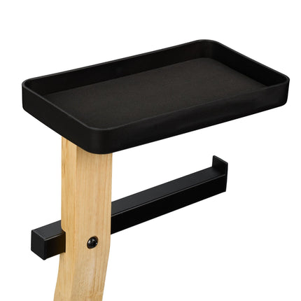 Toilet Roll Holder & Brush Set with Shelf