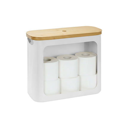 Toilet Roll Holder, Fabric, Holds 12 Rolls