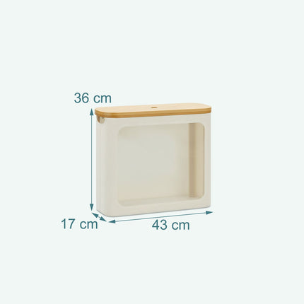 Toilet Roll Holder, Fabric, Holds 12 Rolls