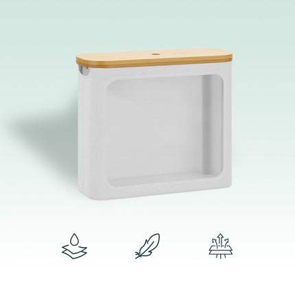 Toilet Roll Holder, Fabric, Holds 12 Rolls