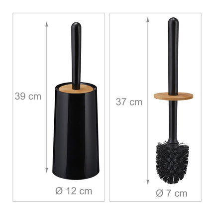Toilet brush with container
