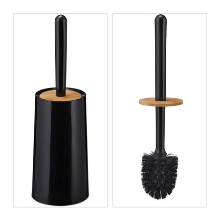 Toilet brush with container