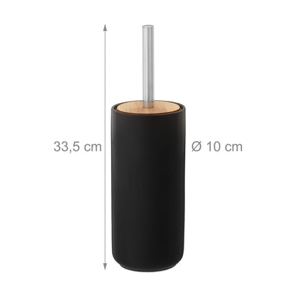 Toilet brush with holder