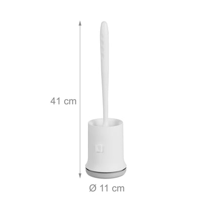 Toilet brush with wall bracket