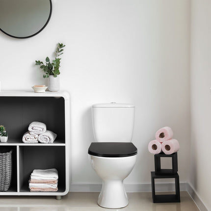 Toilet lid with soft-closing mechanism