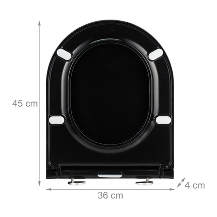 Toilet lid with soft-closing mechanism