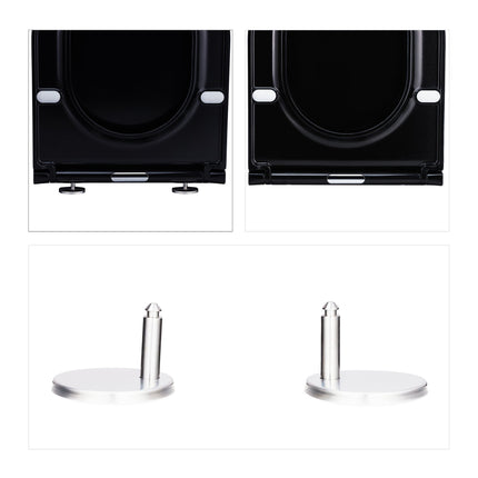Toilet lid with soft-closing mechanism
