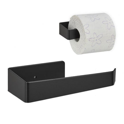 Toilet paper holder in black
