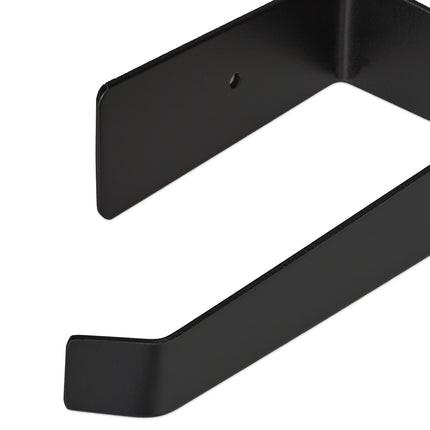 Toilet paper holder in black