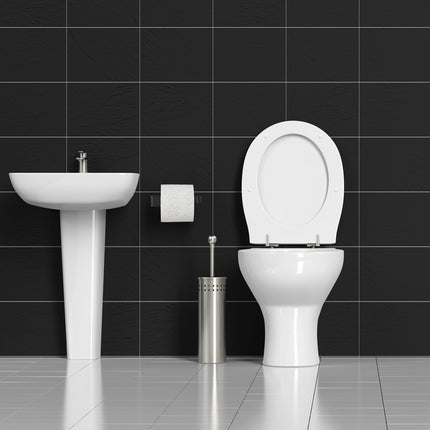 Toilet paper holder in black