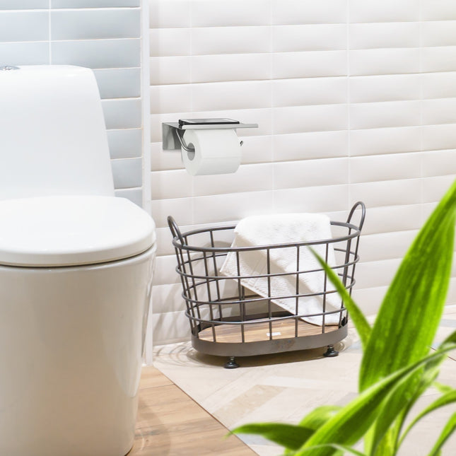 Toiletrolhouder roestvrij staal