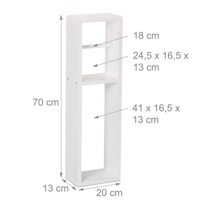 Toilet paper holder white