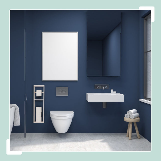 Toiletrolhouder wit vintage