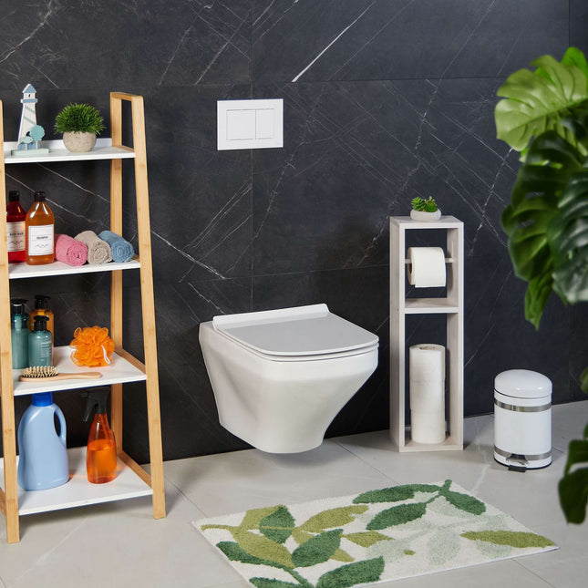 Toiletrolhouder wit vintage