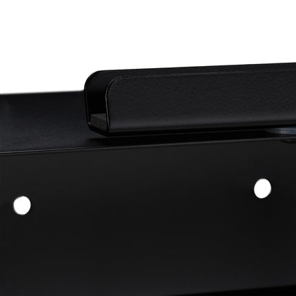 Toilet paper holder with shelf