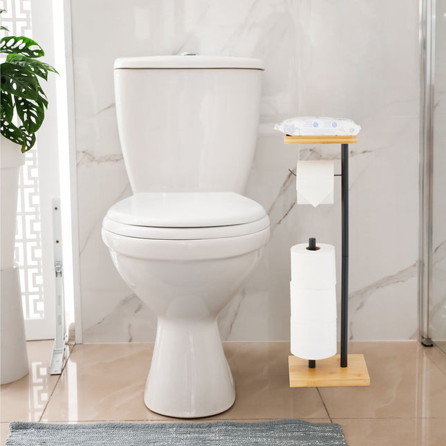Toiletrolhouder met ruimte
