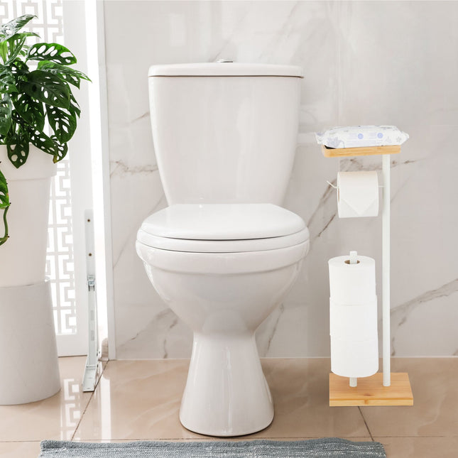Toiletrolhouder met ruimte