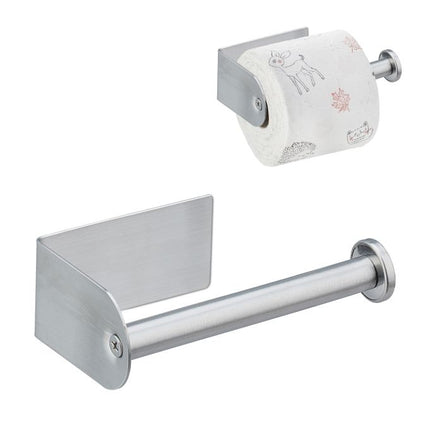 Toilet roll holder without drilling