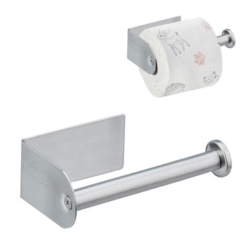 Toilet roll holder without drilling