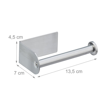 Toilet roll holder without drilling