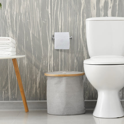 Toilet roll holder without drilling