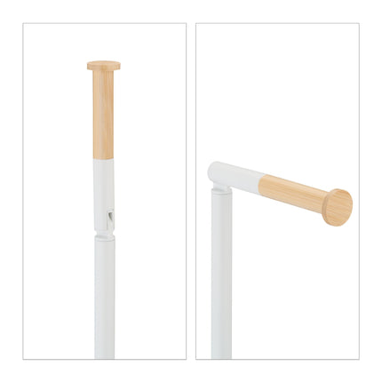 Toilet seat in bamboo and stainless steel