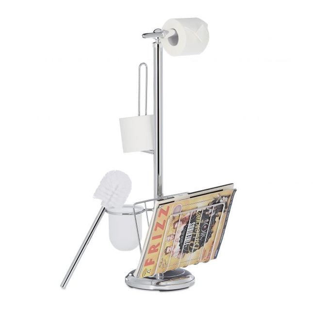 Toiletbril met tijdschriftenhouder
