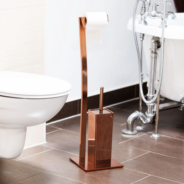 Toiletset WIMEDO in roestvrij staal