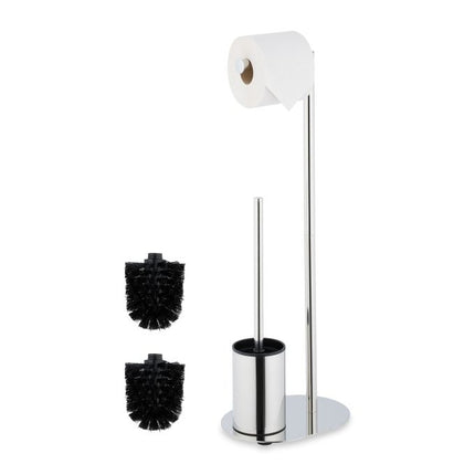 Toilet set in metal