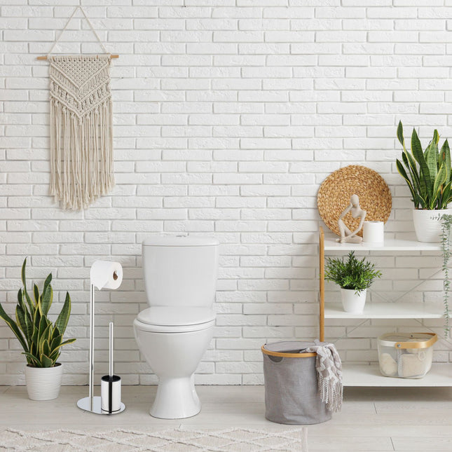 Toiletset van metaal