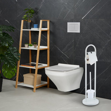 Toilet set in stainless steel