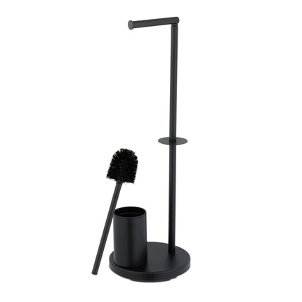 Toilet set with paper holder