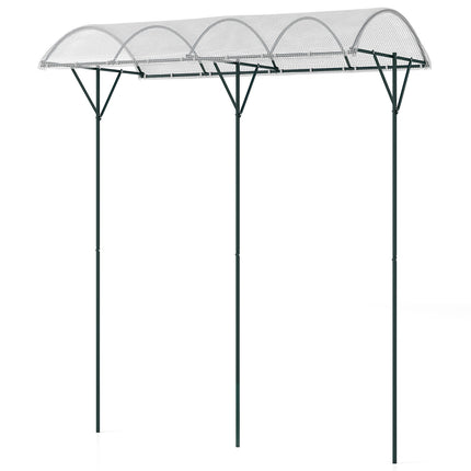 Tomato Plant Shelter with PE Roof & Metal Frame