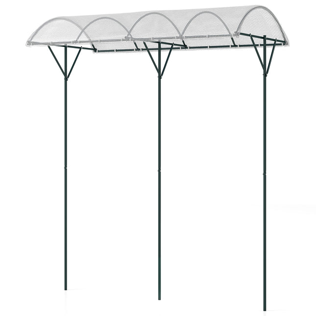 Tomato Plant Shelter with PE Roof & Metal Frame