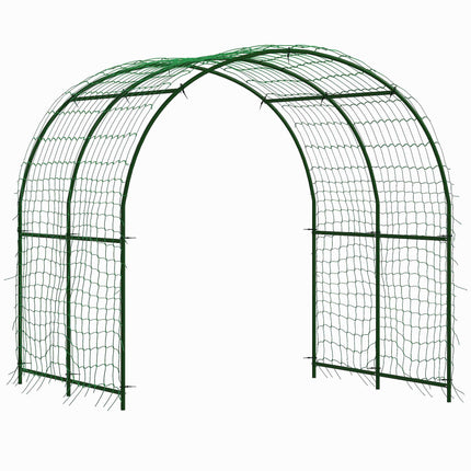 Tomato Trellis Arch, Steel, 216 cm, Dark Green