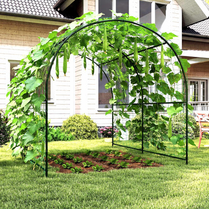 Tomato Trellis Arch, Steel, 216 cm, Dark Green