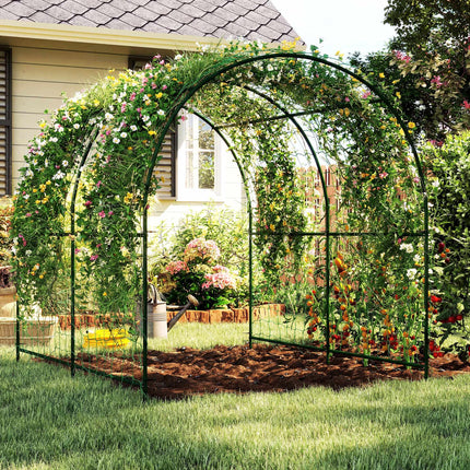 Tomato Trellis Arch, Steel, 216 cm, Dark Green