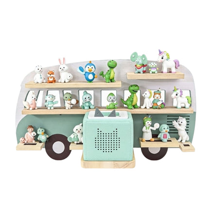 Toniebox Bus Shelf – Holds 25 Tonies, Magnetic Strips