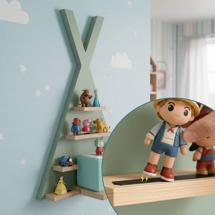Toniebox Tent Shelf – Holds 34 Figures, Magnetic Storage