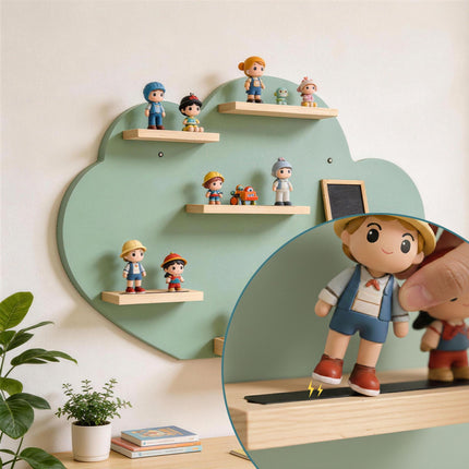 Toniebox Wall Shelf with Magnetic Storage for 20 Figures