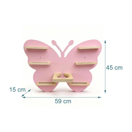 Toniebox Wall Shelf with Magnetic Strips, Holds 35 Figures
