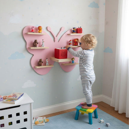 Toniebox Wall Shelf with Magnetic Strips, Holds 35 Figures