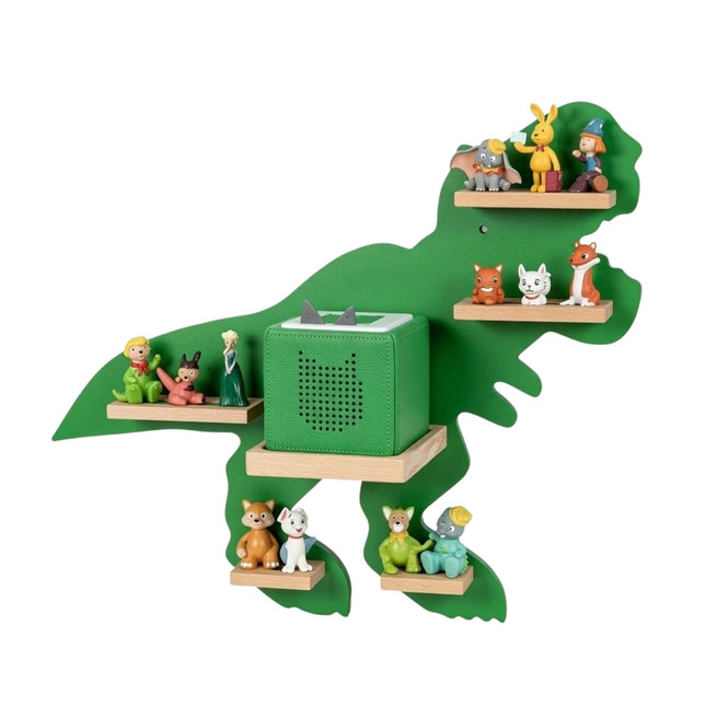 Toniebox Wall Shelf with Magnetic Strips, Holds 35 Figures