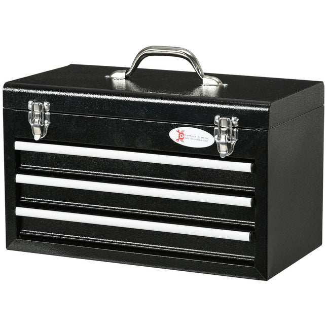 116-piece tool set with socket wrenches, 3 drawers in steel box