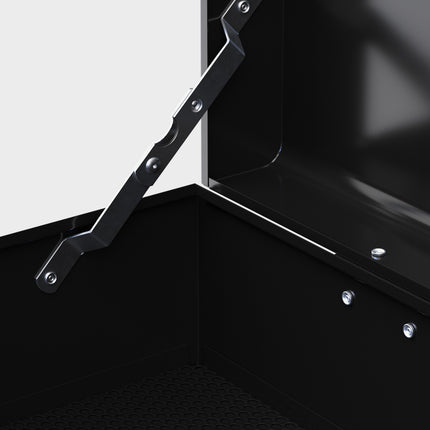 Steel tool box - 6 drawers, Lockable, 60x26x34 cm
