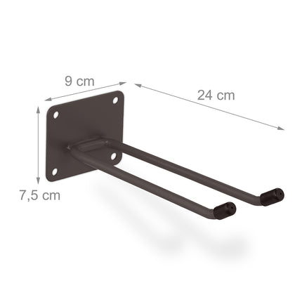 Tool holder in brown steel